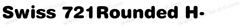 Swiss 721Rounded H字体转换
